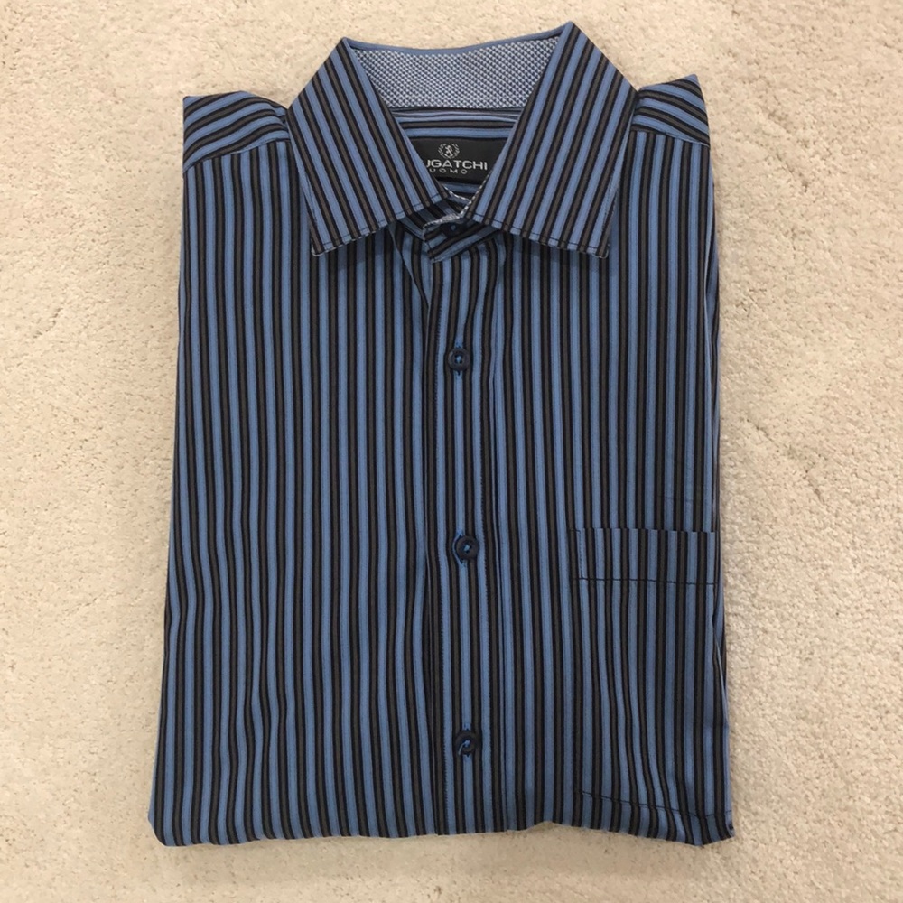 New Men’s Bugatchi Uomo Button Down medium